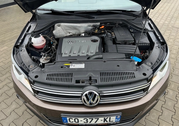 Volkswagen Tiguan cena 52900 przebieg: 184000, rok produkcji 2013 z Zawiercie małe 596